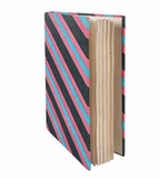 Striped Lokta-paper journal
