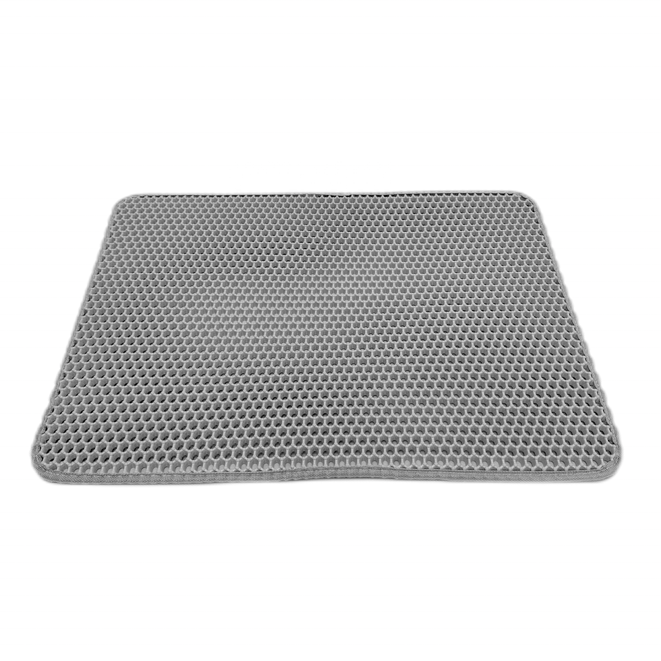 Double-layer cat litter-trapping mat shown from a second angle