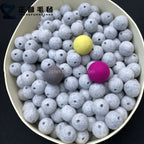 Colorful wool felt ball cat toys