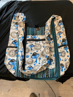 Celestial Mushroom Woven Hobo Bag product photo 2