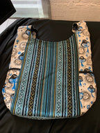 Celestial Mushroom Woven Hobo Bag product photo 3