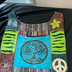 Himalayan Tree of Life Patchwork Hobo Bag clean product detail 2
