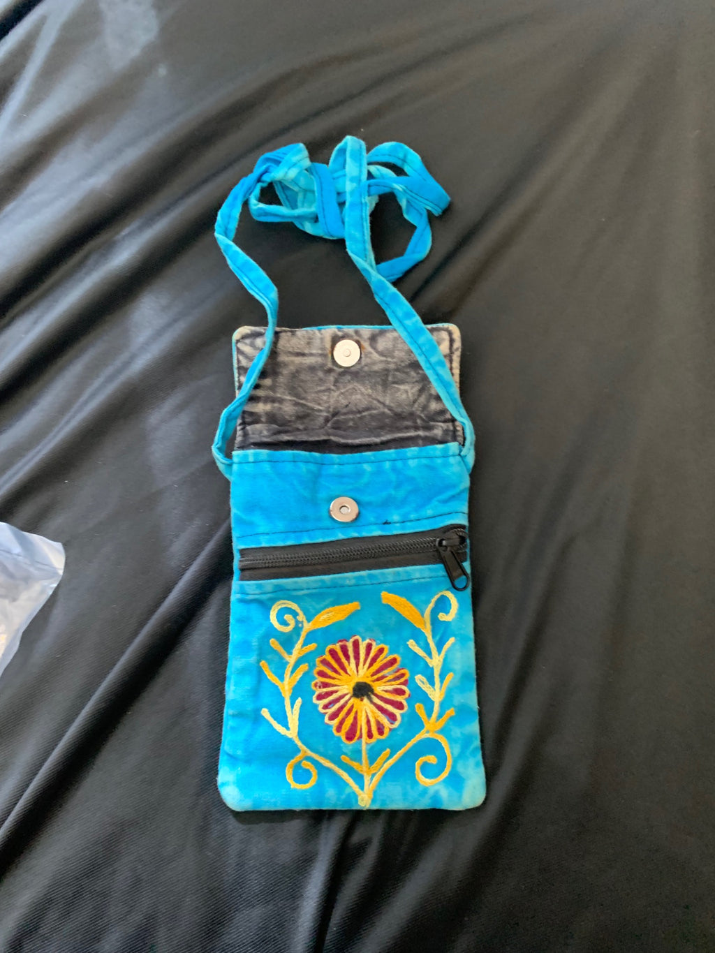 Earth Divas Turquoise Flower Mini Crossbody Bag product photo 2